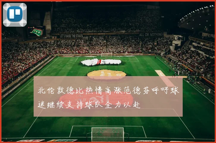 北伦敦德比热情高涨范德芬呼吁球迷继续支持球队全力以赴